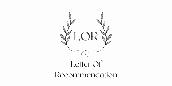 Letter of Recommendation